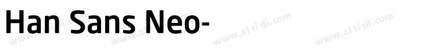Han Sans Neo字体转换